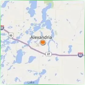 Alexandria Technical & Community College Location Map