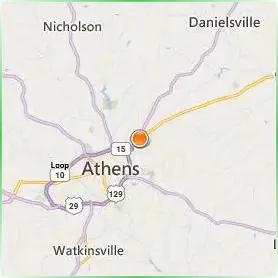 Athens Technical College Location Map