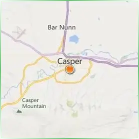 Casper College Location Map