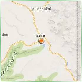 Dine College Location Map