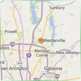Otterbein University Location Map Otterbein University Location Map