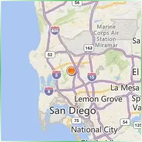 San Diego Mesa College Location Map