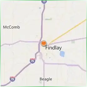 The University of Findlay Location Map The University of Findlay Location Map