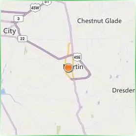 The University of Tennessee Martin Location Map The University of Tennessee Martin Location Map