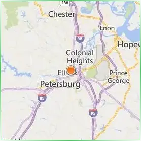 Virginia State University Location Map Virginia State University Location Map
