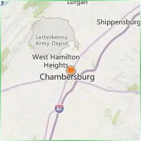 Wilson College Location Map Wilson College Location Map